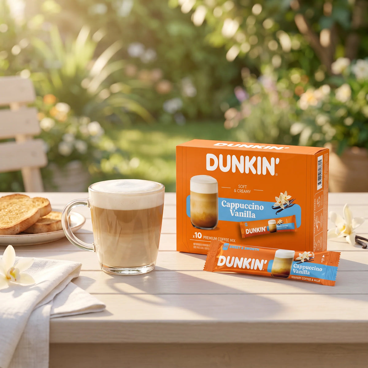 DUNKIN' Cappuccino Vanilla Sticks - 10 Sticks (Bild 5)